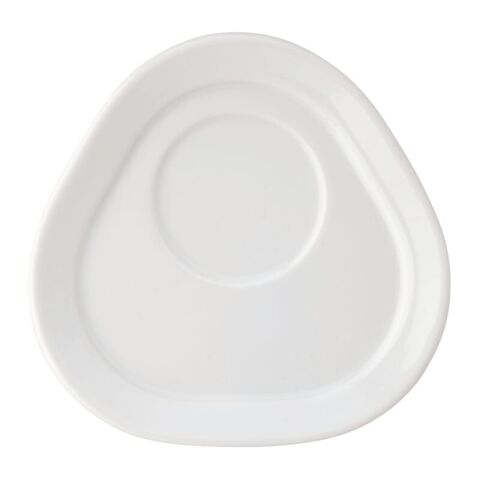 Tasse et soucoupe triangulaire Satellite 180ml Blanc | sans marquage | non disponible | non disponible | non disponible
