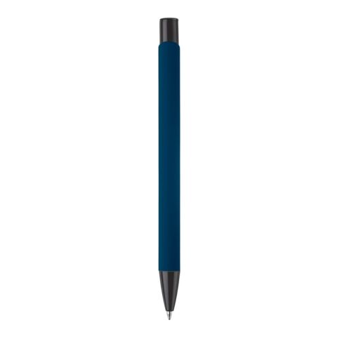 Stylo Alicante toucher doux Bleu foncé-Noir | Gravure | à 270 degrés du clip | 87 mm x 8 mm | non disponible