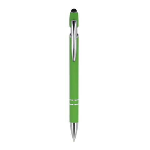 Paris soft touch, encre bleue R-AL Vert clair | Gravure | dans le prolongement du clip | 35 mm x 8 mm | non disponible
