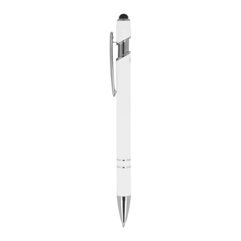 Paris soft touch, encre noire R-AL Blanc | Gravure | à 180 degrés du clip | 56 mm x 8 mm | non disponible