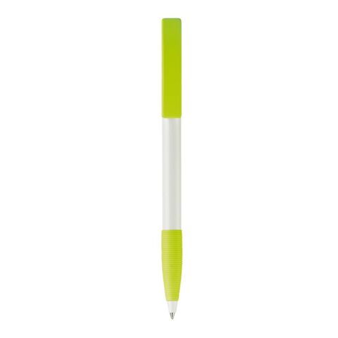 Stylo Nash Opaque Blanc-Vert clair | Sérigraphie 1 couleur | à 90 degrés du clip | 33 mm x 25 mm | non disponible