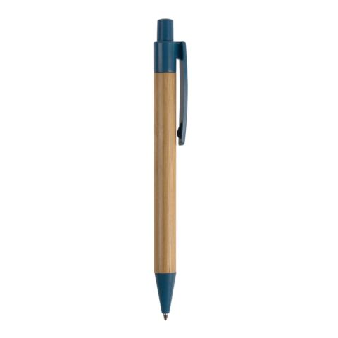 &nbsp;Stylo bille en bambou et paille de blé Bleu / Blanc | sans marquage | non disponible | non disponible | non disponible