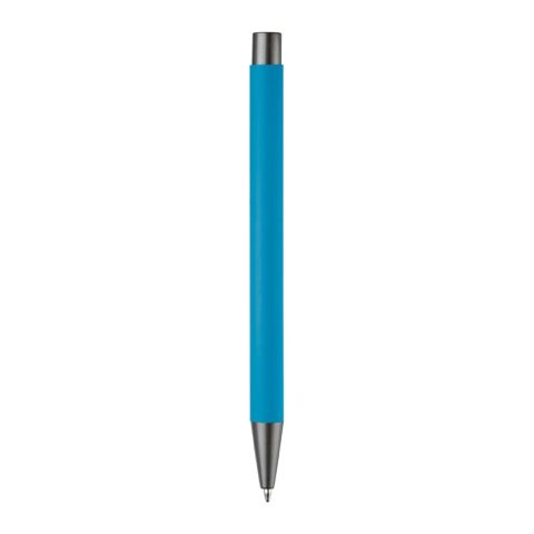 Stylo New York toucher doux Bleu clair | Gravure | à 180 degrés du clip | 87 mm x 8 mm | non disponible