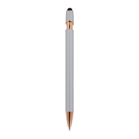 Stylo-bille Paris Deluxe métal caoutchouté Argent | Gravure | à 90 degrés du clip | 87 mm x 8 mm | non disponible