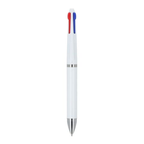 Stylo 4 couleurs Blanc | sans marquage | non disponible | non disponible