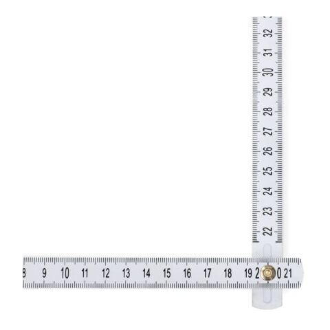 Règle pliable calibrée 2m Blanc | sans marquage | non disponible | non disponible
