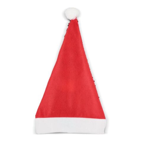 Bonnet de Noël à paillettes bicolores Rouge / blanc-Vert | sans marquage | non disponible | non disponible