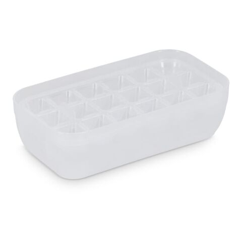 Bac à glaçons avec bouton poussoir Blanc
