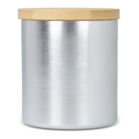 Bougie végétale parfumée Bhakti dans un pot en aluminium recyclé Argent | sans marquage | non disponible | non disponible