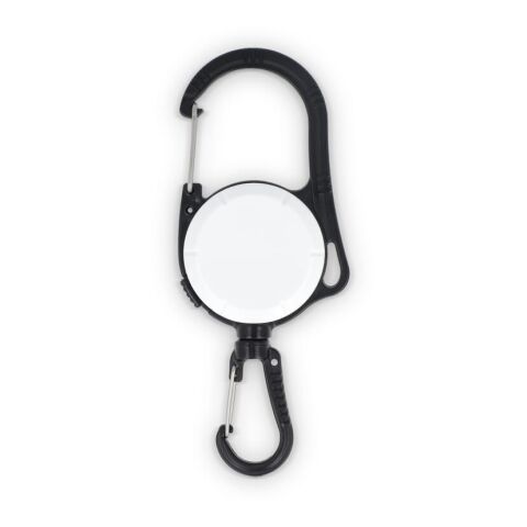 Porte-cartes à mousqueton double sens Blanc