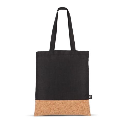 Sac de transport R-PET &amp; liège 35 x 40cm Noir | sans marquage | non disponible | non disponible
