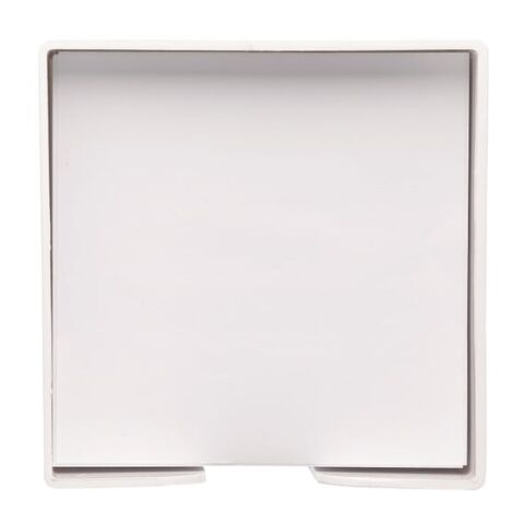 Bloc de papier dans un bac à cubes 10x10x10cm FSC Blanc | sans marquage | non disponible | non disponible | non disponible
