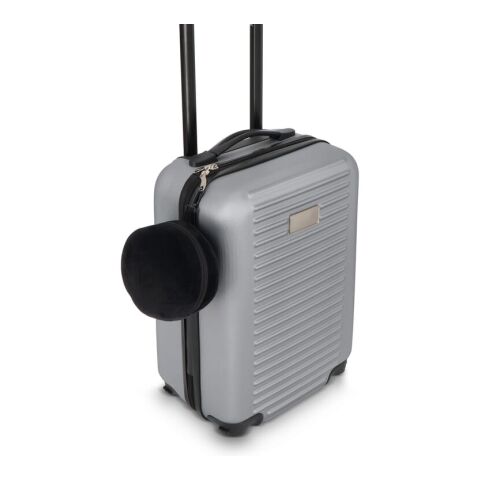 Oreiller masque de voyage avec housse à fermeture éclair noir | sans marquage | non disponible | non disponible