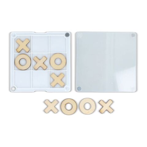 Sous-verre Tic-Tac-Toe Blanc | sans marquage | non disponible | non disponible