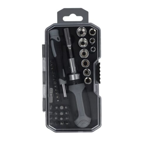 Set d'outils de 41 pièces Gris | sans marquage | non disponible | non disponible