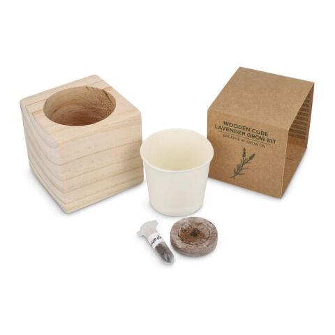 Ensemble de jardinières en bois FSC – Lavande Nature