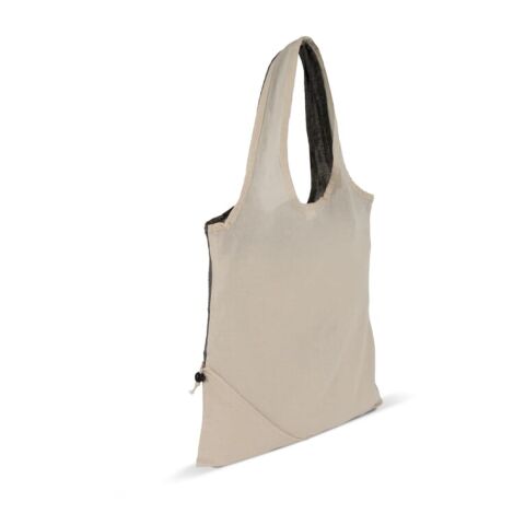 Sac à provisions Coton recyclé OEKO-TEX® 140g/m² 38x42cm Gris ardoise