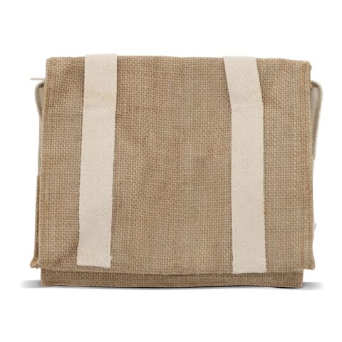 Sac isotherme jute/coton 22x18x18cm Ecru | sans marquage | non disponible | non disponible | non disponible