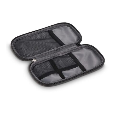 Sac organiseur Kyra 210D en rPET enduit PU 20 x 11,5 x 2 cm bleu/noir | sans marquage | non disponible | non disponible