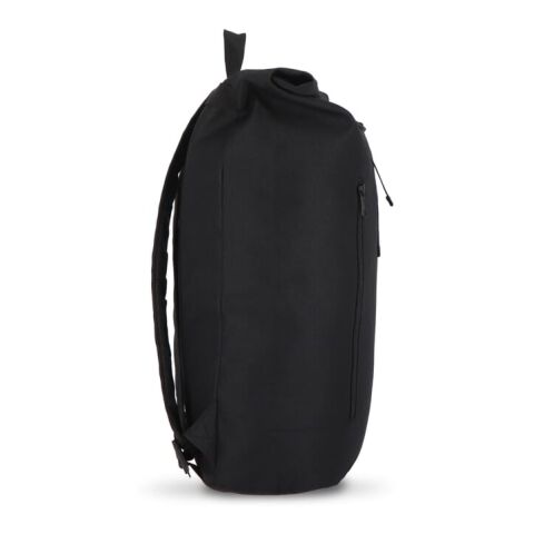 R-PET 600D Rolltop sac à dos 20L Noir | sans marquage | non disponible | non disponible