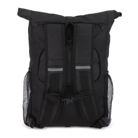R-PET 600D Rolltop sac à dos vélo 20L Noir | sans marquage | non disponible | non disponible