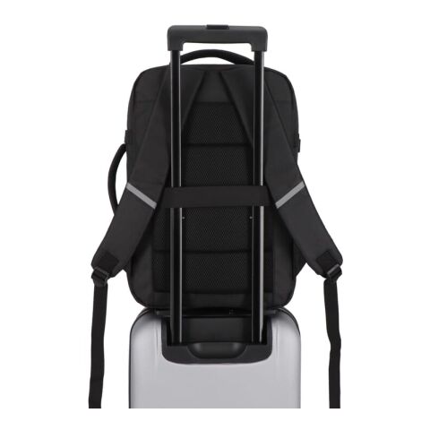 Sac à dos de nuit 22L en R-PET 600D Noir | sans marquage | non disponible | non disponible