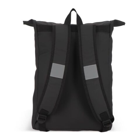 Sac à dos à enroulement 20L en R-PET 600D enduit de PU Noir | sans marquage | non disponible | non disponible