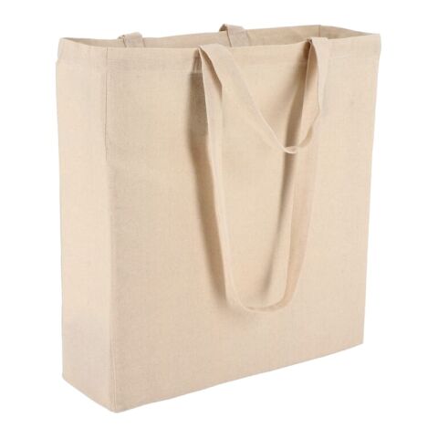 Sac fourre-tout en coton OEKO-TEX® 38 x 10 x 42cm 140g/m². Ecru
