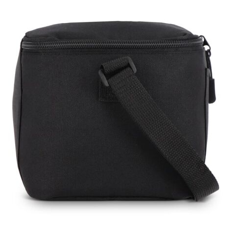 Sac isotherme R-PET 600D pour 6 canettes 25 x 14,5 x 15,5 cm 5 L Noir | sans marquage | non disponible | non disponible