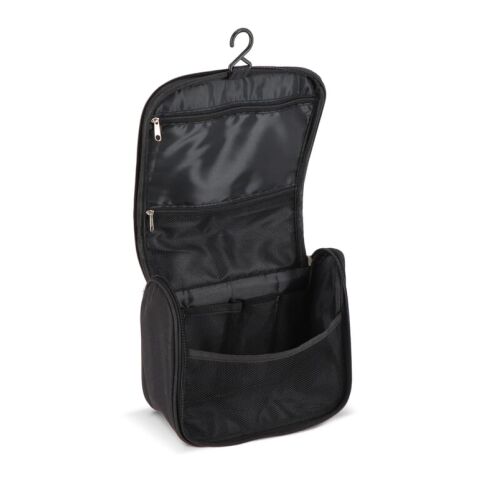 Trousse de toilette de voyage Kora en rPET 300D Noir | sans marquage | non disponible | non disponible