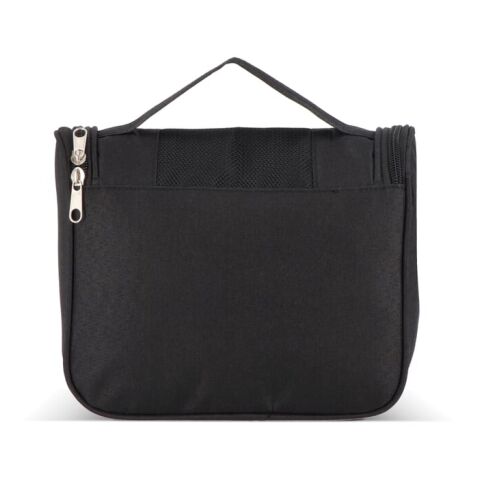 Trousse de toilette de voyage Kora en rPET 300D Noir