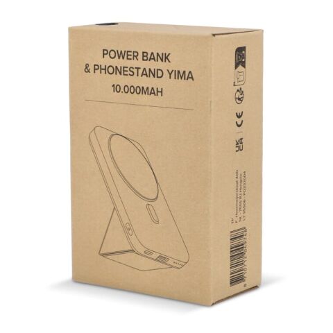 Wireless charging powerbank Yima 10.000 mAh Noir | sans marquage | non disponible | non disponible | non disponible