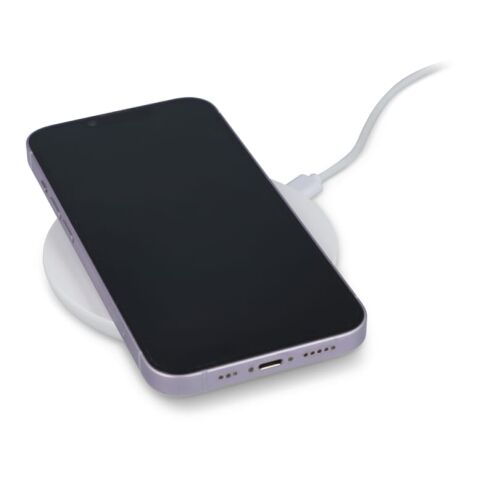 Chargeur rapide sans fil 15W avec indicateur LED Blanc