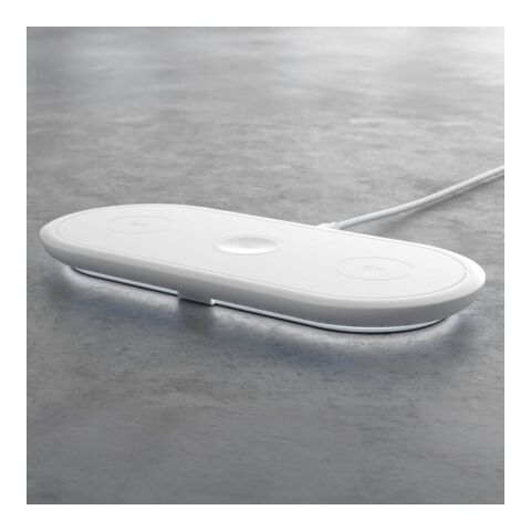 Chargeur sans fil rapide 3-en-1 15W téléphones / Apple Watch / AirPod Blanc