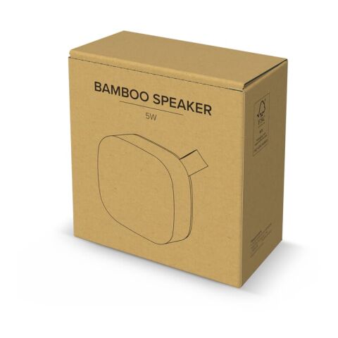 Enceinte sans fil Bamboo 5 W Nature