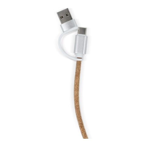 FSC cork 3 in 1 PD charging &amp; data cable Nature | sans marquage | non disponible | non disponible | non disponible