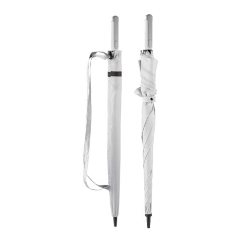 Parapluie carré Deluxe 27” Blanc | sans marquage | non disponible | non disponible | non disponible