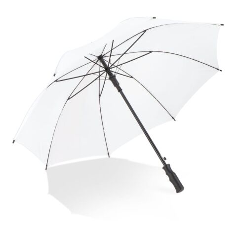 Bosco 190T Polyester 23&quot; Parapluie à bâton Ouverture automatique Blanc | sans marquage | non disponible | non disponible