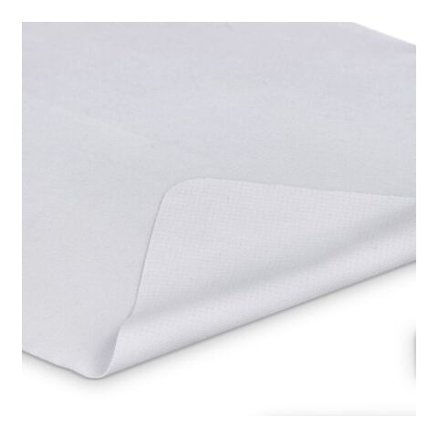 Tapis souris microfibre, picots silicone, 18 × 22 cm, sublimation. Blanc