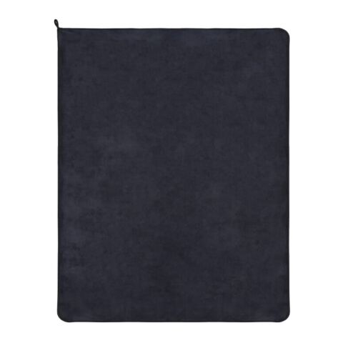 Couverture en polaire corail thermocollée 120 x 150 cm (500 g/m²) sublimation Noir
