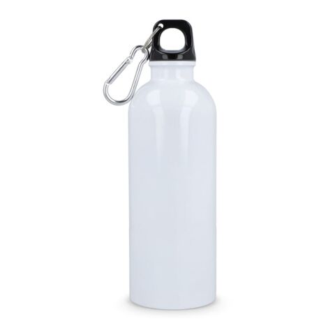 Bouteille à simple paroi en acier inoxydable recyclé, 500 ml Blanc | sans marquage | non disponible | non disponible