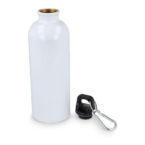 Bouteille à simple paroi en acier inoxydable recyclé, 500 ml Blanc | sans marquage | non disponible | non disponible