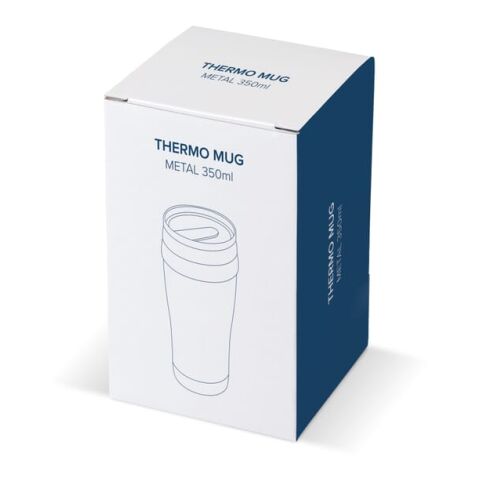 Mug métallique pour voiture 350ml Blanc | sans marquage | non disponible | non disponible | non disponible