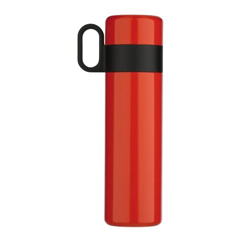 Thermos Flow 500ml avec poignée Rouge / blanc | sans marquage | non disponible | non disponible | non disponible