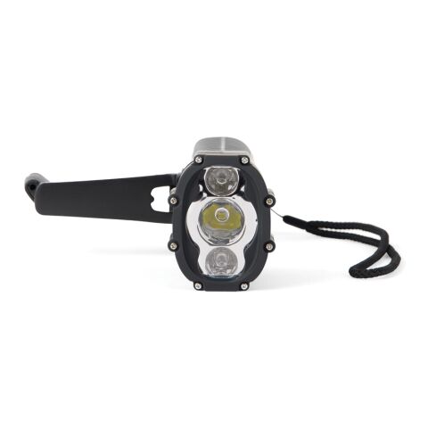 Lampe torche multifonction étanche IPX8 Nordic Drift Everest noir