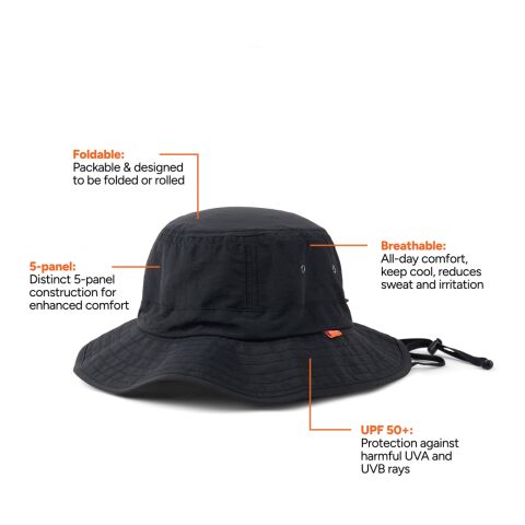 Bob Anti-UV UPF 50+ Nordic Drift Horizon RCS noir