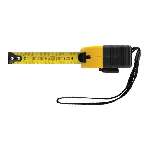 Mètre ruban 3M/16 mm en plastique recyclé RCS jaune-noir | sans marquage | non disponible | non disponible