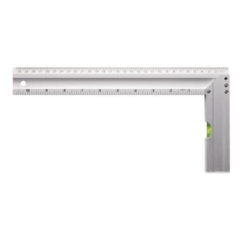 Règle 30cm avec niveau argent | sans marquage | non disponible | non disponible