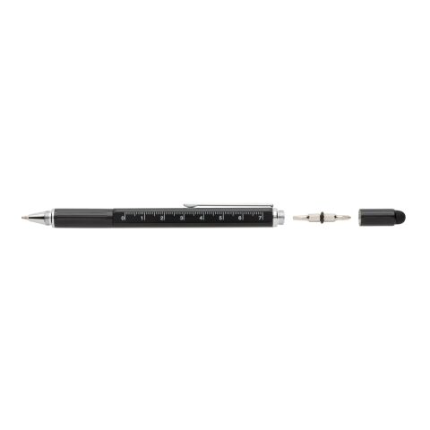 Stylo outil 5 en 1 noir | sans marquage | non disponible | non disponible | non disponible