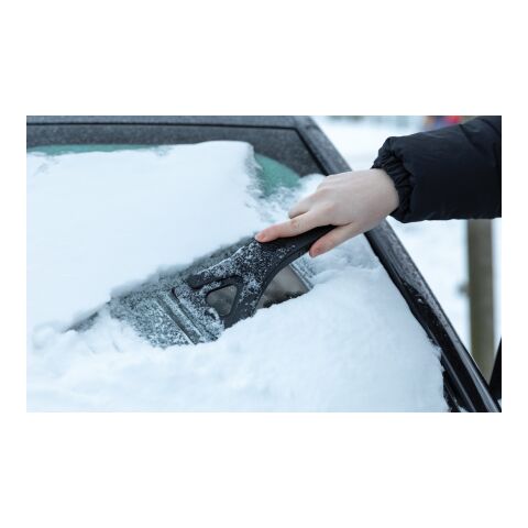 Grattoir à glace 3 en 1 en plastique recyclé RCS Polard noir | sans marquage | non disponible | non disponible